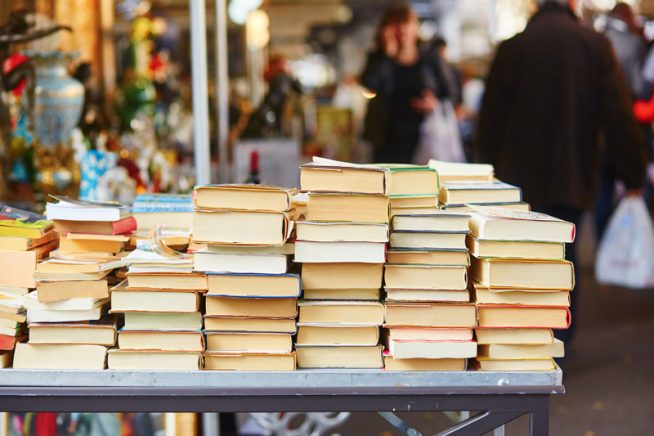 Books on a market